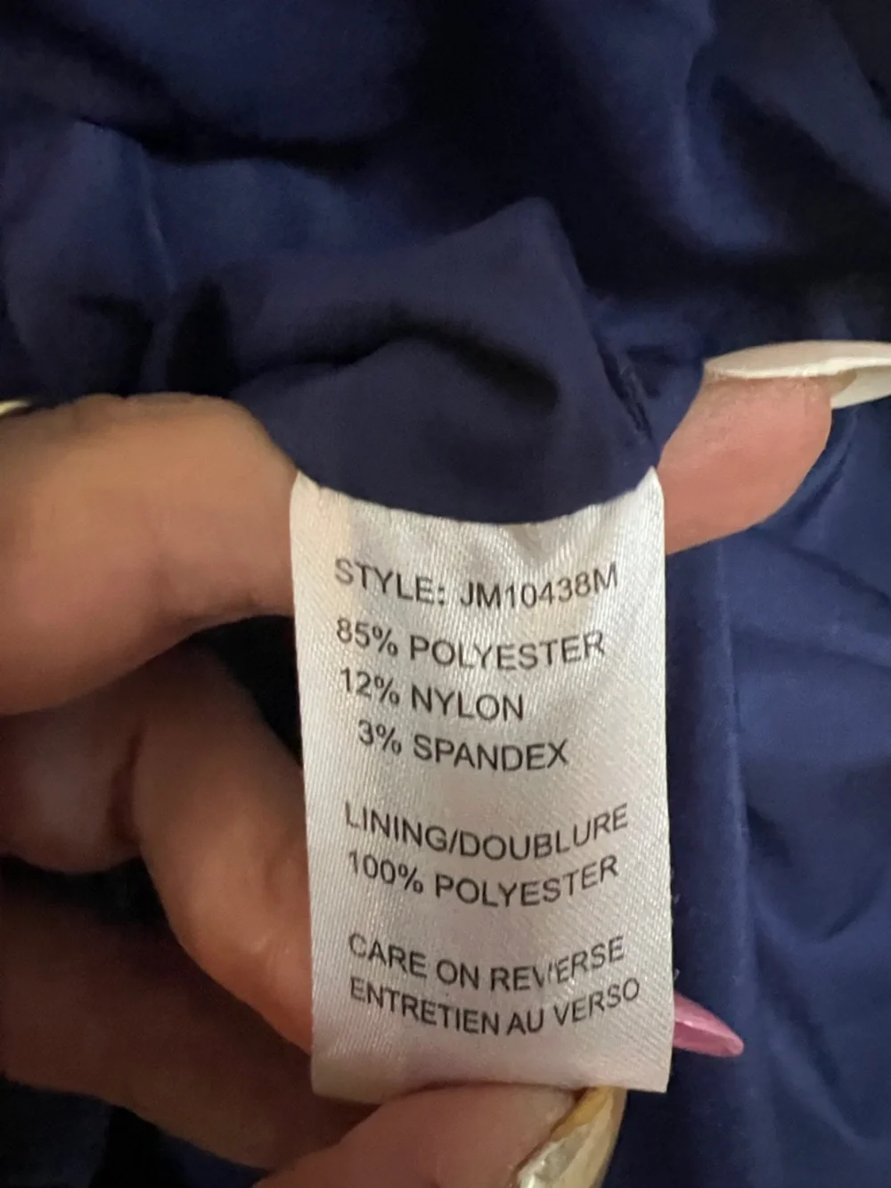 Conrad C Navy Button Blazer - Picture 4 of 6